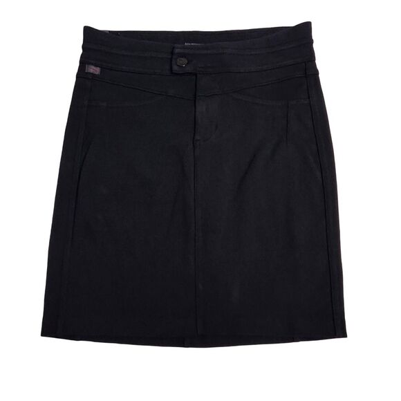 Citizens of Humanity Pencil Skirt Black Ponte Knit Pockets Stretch Size 26 - Picture 1 of 11